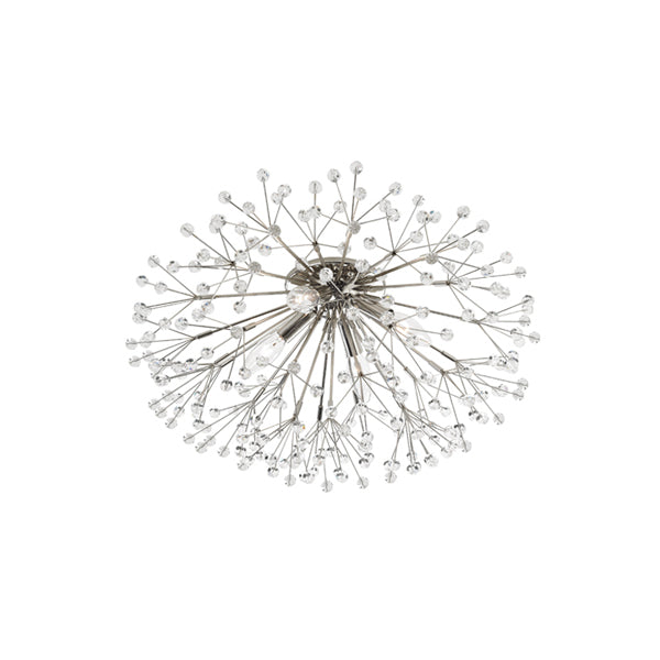 Dunkirk 4 Light Flush Mount - Polished Nickel Main image