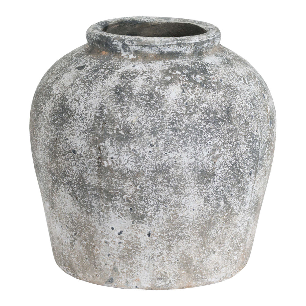 Aged Ceramic Vase - Stone Main image
