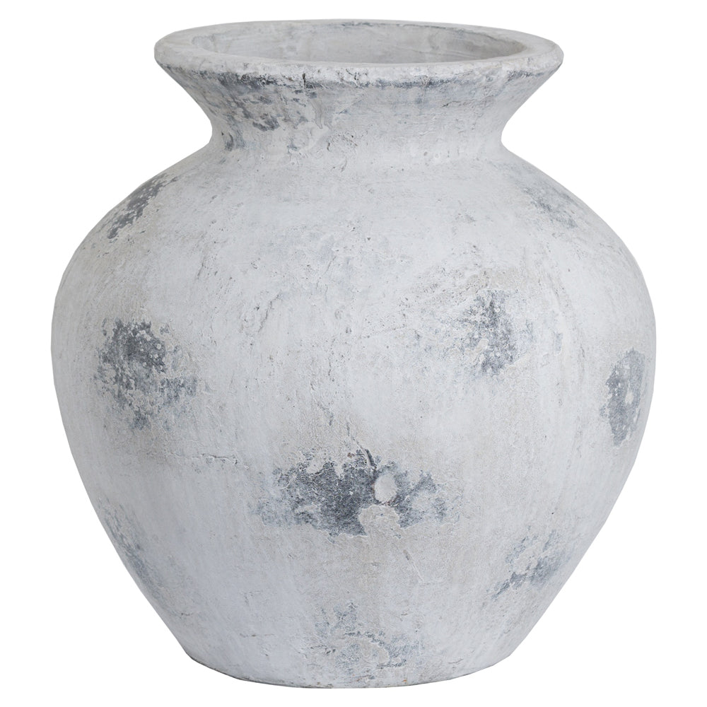 Downton Large Antique Vase - White Main image