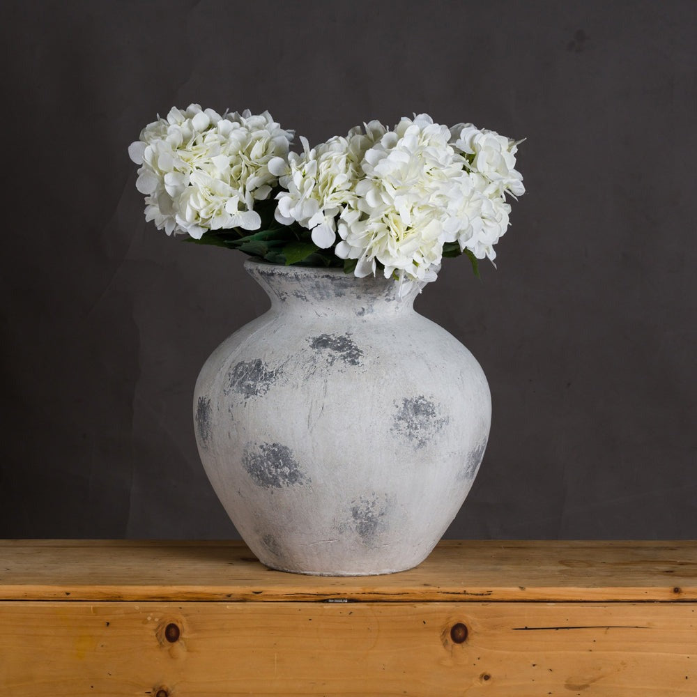 Downton Large Antique Vase - White Secondary image