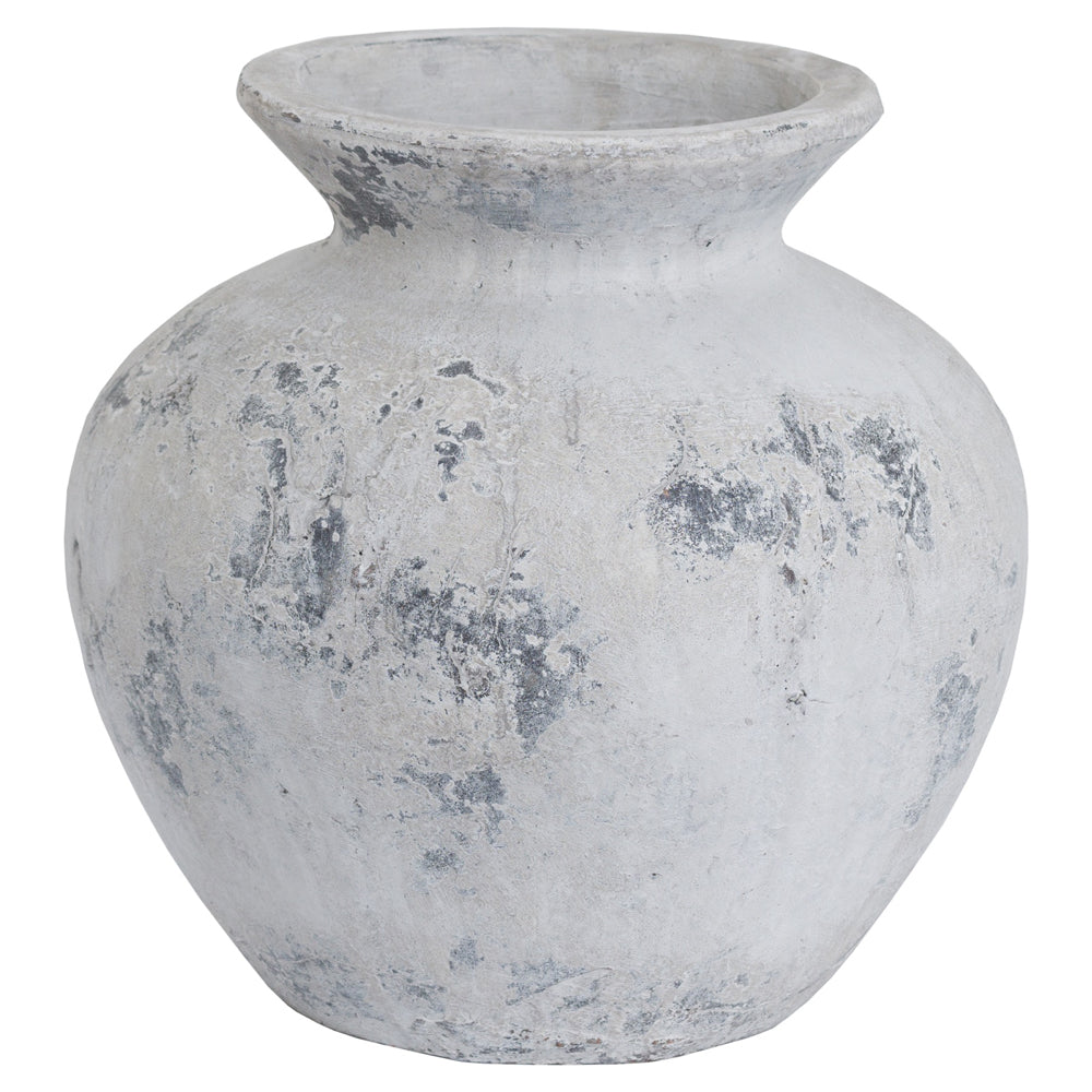 Darcy Antique Vase - White Main image