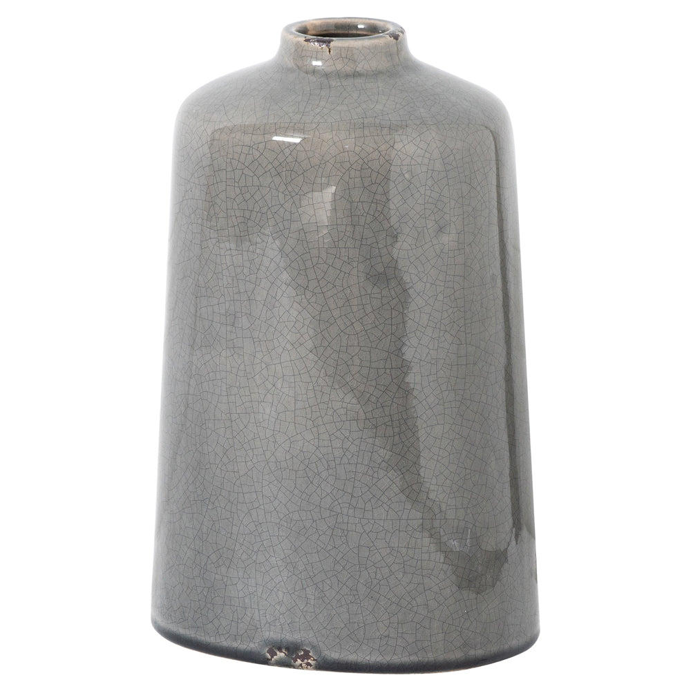 Garda Glazed Liv Vase - Grey Main image