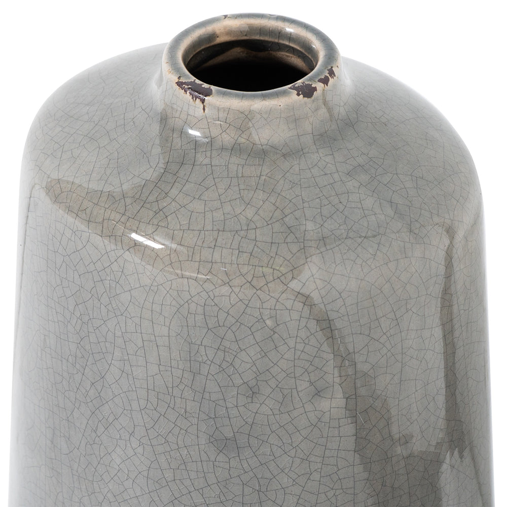 Garda Glazed Liv Vase - Grey Secondary image
