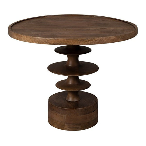 Cath Round Coffee Table - Walnut