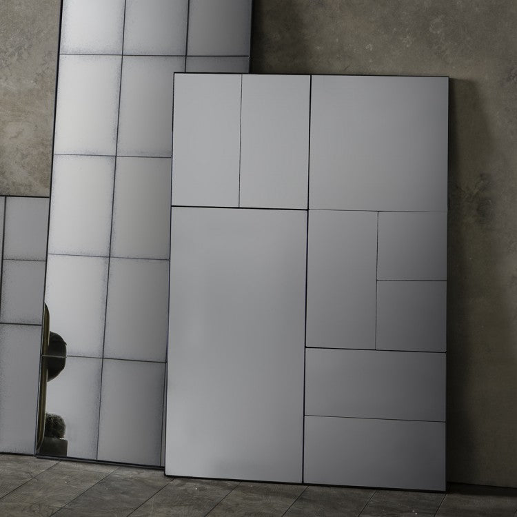Broadheath Mirror 122x81cm - Black & Silver Secondary image