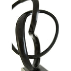 Knot Marble Sculpture - Black & White