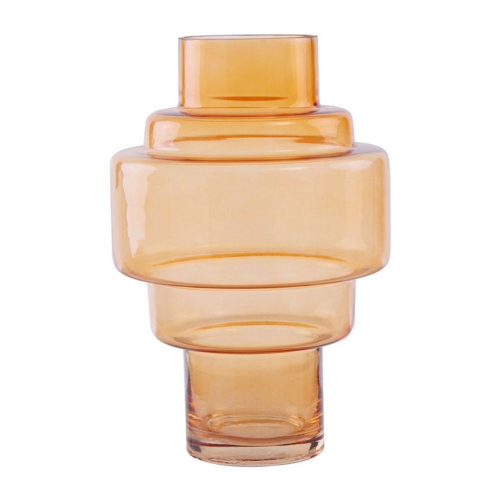 Cadence Small Glass Vase - Orange Main image