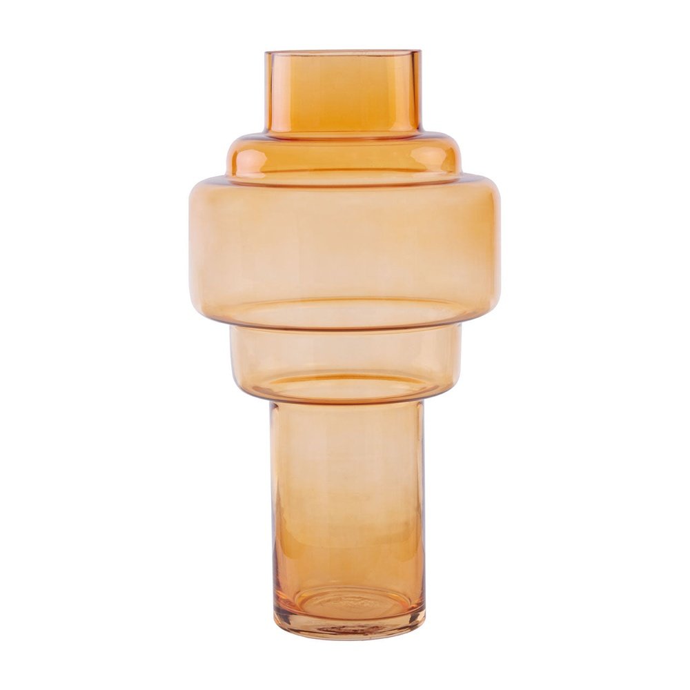 Cadence Large Glass Vase - Orange Main image