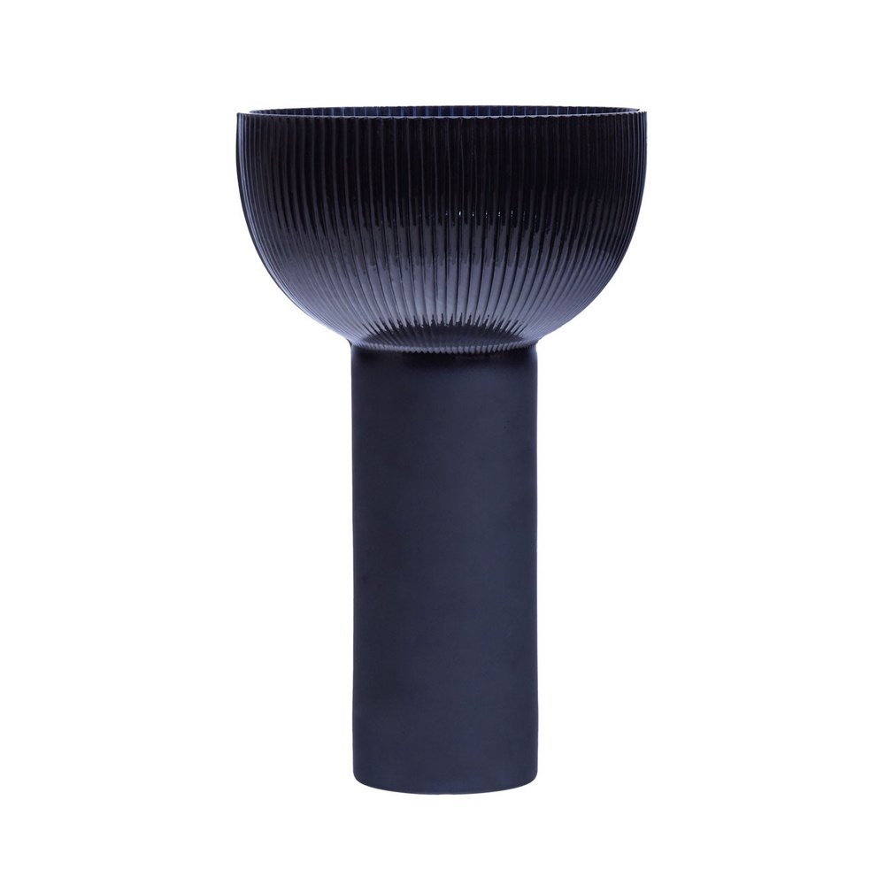 Esme Large Glass Vase - Navy Blue Main image