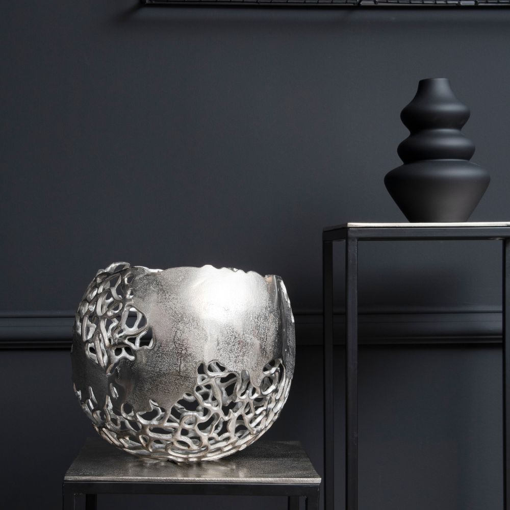 Apo Coral Spherical Vase - Aluminium Secondary image