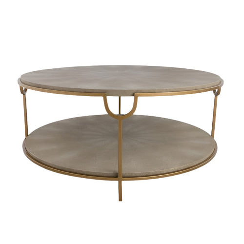 Katia Round Coffee Table - Cream