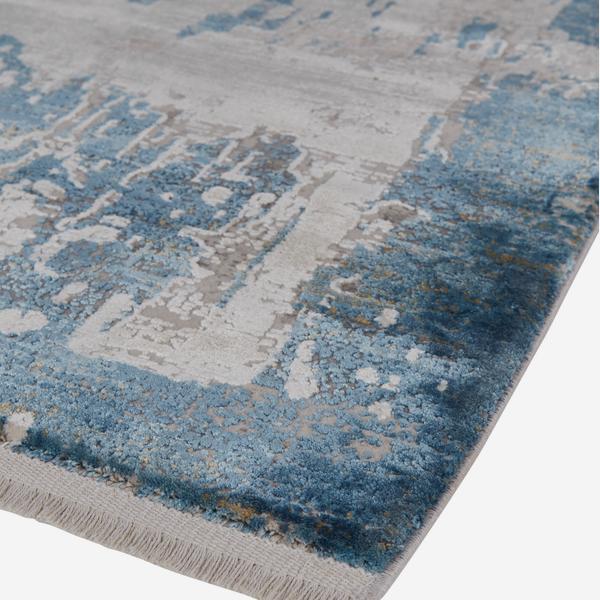 Azra Rug - Beige & Blue