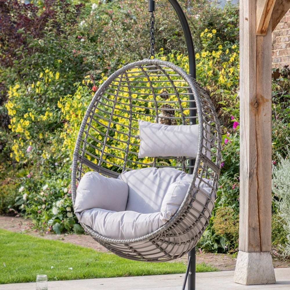 Ada Outdoor Hanging Chair - Natural Secondary image