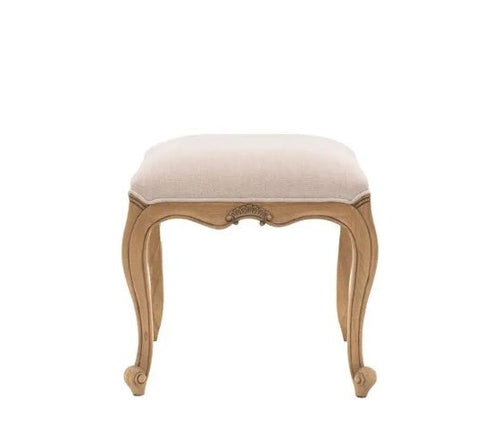 Chic Dressing Stool - Weathered Wood