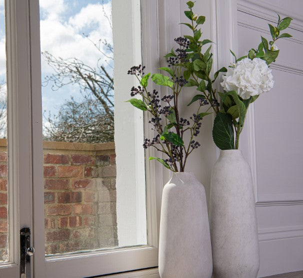 Darcy Ople Tall Vase - Stone Secondary image